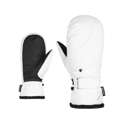 Abbildung von Ziener Damen KAHLIA Ski Fäustling/Wintersport Primaloft Plüschfutter, white, 8,5