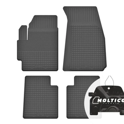Abbildung von Gummimatten mit Rand Auto Fußmatten Gummi Automatten Passgenau 4 teilig Set passend für Mitsubishi Lancer IX 2007 2016