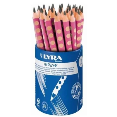 Abbildung von Lyra Groove Jumbo Graphitstift, rosa lackiert, RD36