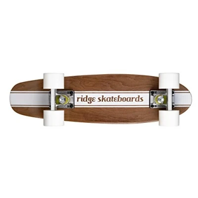 Abbildung von Ridge Cruiser Maple Holz Mini Number Four Skateboard, White, MPB 22 NR4