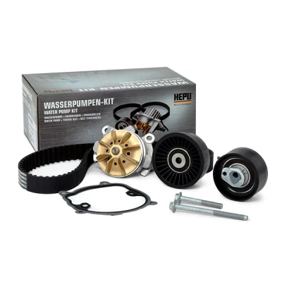 Abbildung von HEPU PK09560 Wasserpumpe + Zahnriemensatz 89 RENAULT: MASTER 2 Bus, Pritsche/Fahrgestell, Kasten, OPEL: Vivaro A Combi