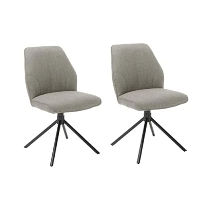 Abbildung von MCA furniture 4 Fußstuhl &quot;Pemba&quot;, (Set), 2 St., 2er Set, 180drehbar mit Nivellierung, Stuhl belastbar bis 120 kg