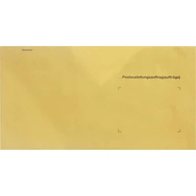 Abbildung von RNK Postzustellung Äußerer Umschlag 235x125mm nassklebend VE=100 Stück