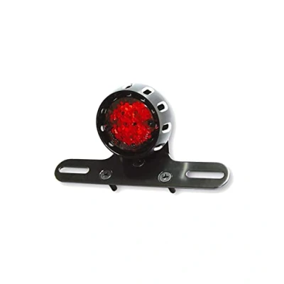 Abbildung von Shin Yo LED Rücklicht MILES Ø72mm mit Kennzeichenhalter schwarz
