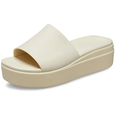 Abbildung von Crocs Herren Brooklyn Slide Badeschlappen, Bone, 41/42 EU