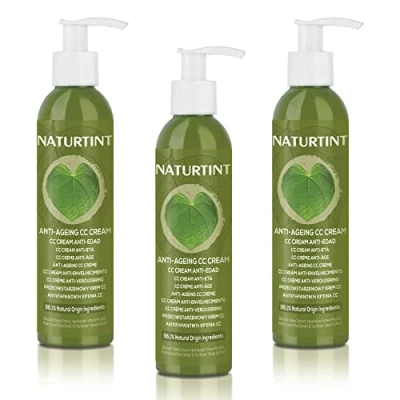 Abbildung von Naturtint CC Cream. No Rinse Hair Mask. Für trockenes und geschädigtes Haar. Repariert, spendet Feuchtigkeit. 96% Natürliche Inhaltsstoffe. 200 ml x 3