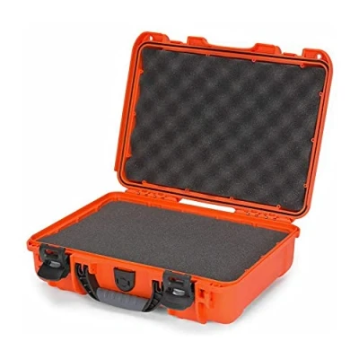 Abbildung von Nanuk 910 Hartschalenkoffer mit Schaumstoffeinsatz, wasserdicht, Orange