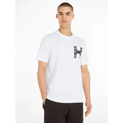 Abbildung von Tommy Hilfiger Kurzarmshirt &quot;VARSITY H TEE&quot;, mit großem Druck auf der Brust