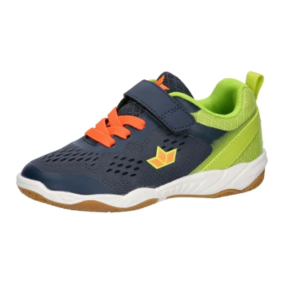 Abbildung von LICO KEY VS Hallenschuh Unisex Sneaker low für Kinder, Größe: 31, Navy/lemon/orange Schuhe
