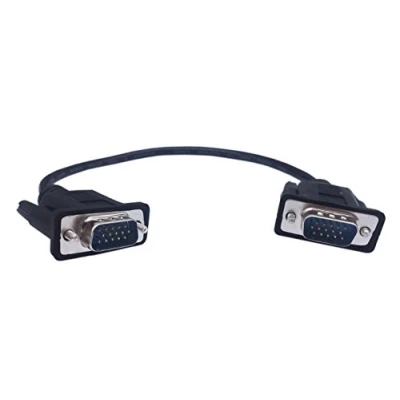 Abbildung von CERRXIAN VGA SVGA 15 Pin HD15 Stecker auf Adapter Video Monitor Kabel für PC Laptop TV Porjektor (mm)