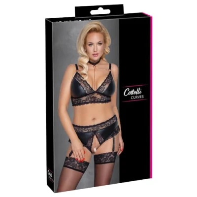 Abbildung von Soft BH plus Straps Slip ouvert im Mattlook mit Spitze
