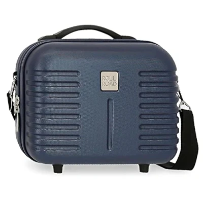 Abbildung von Roll Road India Anpassungsfähiger Schönheitsfall Blau 29x21x15 cms ABS
