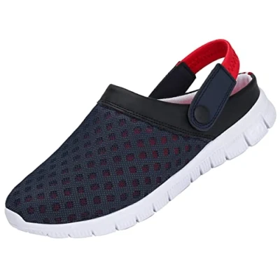 Abbildung von SAGUARO Clogs Herren Pantoletten Sommer Leicht Hausschuhe Damen Atmungsaktiv rutschfest Weiche Sohle Gartenschuhe Sandalen 37 EU