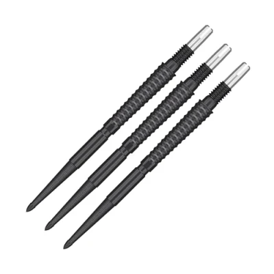Abbildung von Target Darts Swiss Point Storm Dartspitzen, LNC (3er Pack Spitzen) 26MM Schwarz Wechsel Stormspitzen, Profi Dart Zubehör