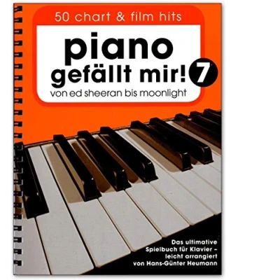 Abbildung von Piano gefällt mir! 50 Chart und Filmhits Band 7 Von Ed Sheeran bis Moonlight Das Ultimative Spielbuch für Klavier Notenbuch mit bunter herzförmiger Notenklammer