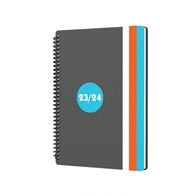 Abbildung von Collins Debden Delta Academic 2023 24 A6 Wochenansicht Wochenplaner Schul , College oder Universitäts Tagebuch August bis 2024 Blau FP63M.60 2324