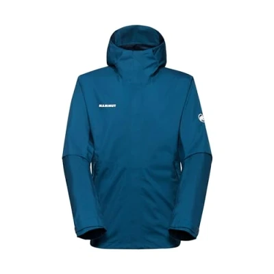 Abbildung von Mammut Herren Hardshelljacke, aus der Serie Alto, S, Blau, Kapuzenjacke, Funktionsjacke, DRYtechnology 2 L