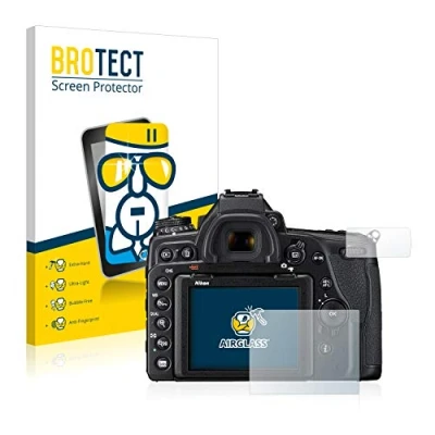 Abbildung von BROTECT Schutzglas für Nikon D780 Schutzfolie Panzer Folie Glas [Extrem Kratzfest 9H, Anti Fingerprint, Ultra Transparent]