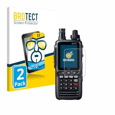 Abbildung von BROTECT (2 Stück Schutzfolie für Yaesu FTA 850L Displayschutz Folie Ultra Klar