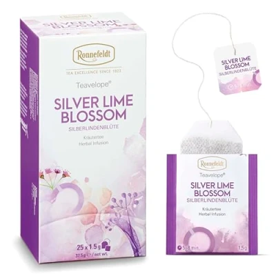 Abbildung von Ronnefeldt Teavelope &#039;Silver Lime Blossom&#039; Kräutertee, 25 Teebeutel, 37,5 g, Menge:2 Stück