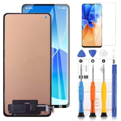 Abbildung von LADYSON TFT LCD Bildschirm für Oppo Reno 6 PRO 5G PEPM00 CPH2249 6,55 Zoll Display Touchscreen Digitizer Assembly Ersatzteil Reno6 mit Werkzeugen (schwarz)