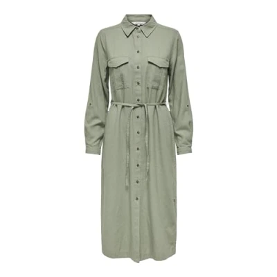 Abbildung von ONLY Onlcaro Blusenkleid, Damen, Größe: XS, Oil green