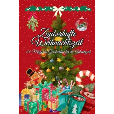 Abbildung von Zauberhafte Weihnachtszeit 24 Magische Geschichten für die Adventszeit: Ein Buch als Adventskalender mit einer Sammlung magischer Geschichten, ... und weihnachtlichen Moitiven zum ausmalen