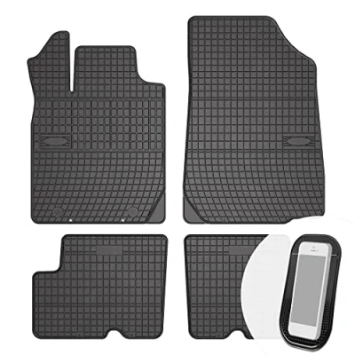 Abbildung von Gummimatten Auto Fußmatten Gummi Automatten Passgenau 4 teilig Set passend für Dacia Duster Logan Sandero 2008 2018