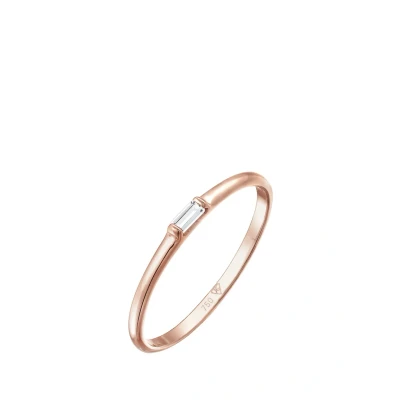 Abbildung von Elli Liebe ZART EDEL GEO Topas Ring, Damen, Größe: 54, Roségold