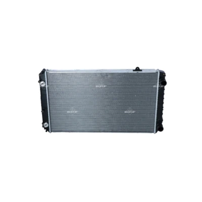 Abbildung von NRF 51587 Kühler, Motorkühlung Aluminium 720 440 43 Kühlrippen gelötet AUDI: A8 D2