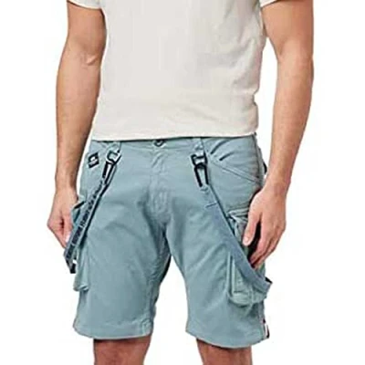 Abbildung von Alpha Industries Utility Shorts, Herren, Größe: 38, Grey blue