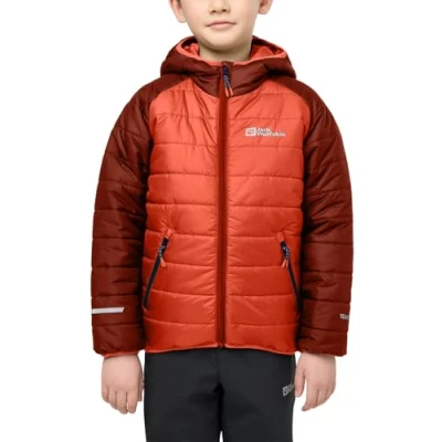 Abbildung von Jack Wolfskin Zenon Winterjacke für Kinder, Größe: 176, Coral orange