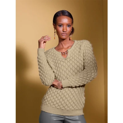Abbildung von creation L Ajourpullover &quot;Pullover&quot;