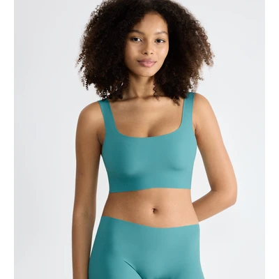 Abbildung von Sloggi FEEL Bustier, Damen, Größe: Medium, Quiet turquoise