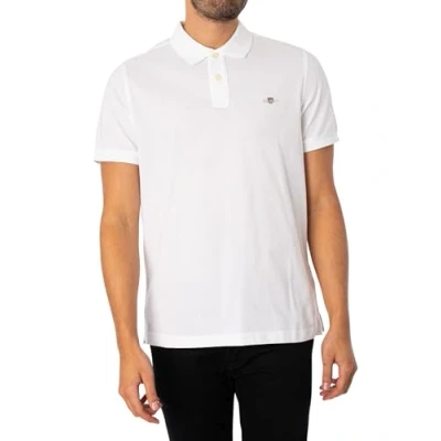 Abbildung von GANT REG Shield Poloshirt, Herren, Größe: XS, White