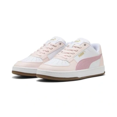 Abbildung von Puma Caven Unisex Sneaker low, Größe: 46, White/poised pink Hochwertiges lederimitat