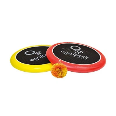 Abbildung von Schildkröt Funsports Softdisc Ogo Sport Set, Standardgrösse, rot, gelb, durchmesser 29 cm, 970117