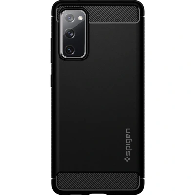 Abbildung von Spigen TPU Rugged Armor Book Cover Samsung Galaxy S20 FE Schwarz