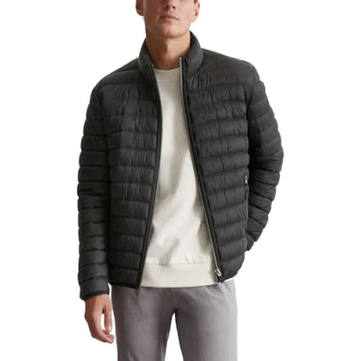 Abbildung von Marc O&#039;Polo TWIN Needle ZIP Pockets Elastic Binding Übergangsjacke, Herren, Größe: Small, Black