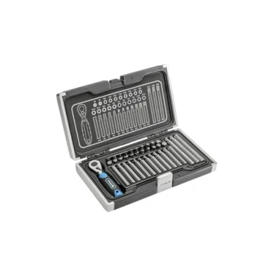 Abbildung von Hogert Technik HT1R466 Werkzeugset 37 PH2, PH3, T20, T25, T30, T40, T45, T50, T55, T60, M5, M6, M8, M10, M12, H4, H5, H6, H8, H10, H12 10 (3/8&quot;)