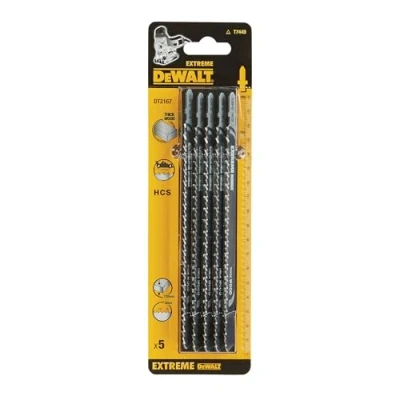 Abbildung von DeWALT DT2167 QZ, Stichsägeblatt, Holz, Hartstahl (HCS), Schwarz, Grau, 15,5 cm, 4 mm