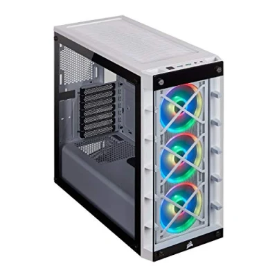 Abbildung von Corsair iCue 465X RGB weiß PC Gehäuse