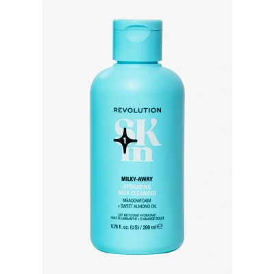 Abbildung von Revolution SKin, Milky Away Hydrating Cleansing Milk, Hydratisierende Reinigungsmilch, Entfernt sanft Make up, Für alle Hauttypen, Vegan und Tierversuchsfrei, 200ml
