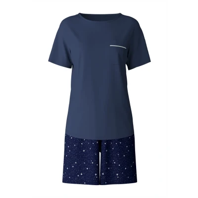 Abbildung von Calida Sweet Dream SET Pyjama, Damen, Größe: 40/42, Peacoat blue