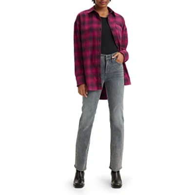 Abbildung von Levi&#039;s MID RISE Boyfriend Jeans Slim Fit, Damen, Größe: 30x30, Lapis outsider clean hem