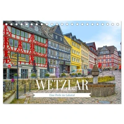 Abbildung von Wetzlar Eine Perle im Lahntal (Tischkalender 2025 DIN A5 quer), CALVENDO Monatskalender