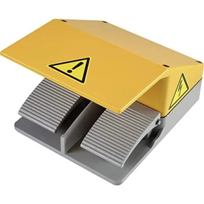 Abbildung von TRU Components Pedalschalter, 220 V/AC, 380 V/AC 10 A, 2 Pedale, 1 Stück