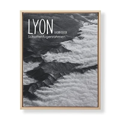 Abbildung von BIRAPA Lyon Keilrahmen für Canvas 40x50 cm in Ahorn, Rahmen Leinwände, Leerrahmen Leinwand, Schattenfugenrahmen Keilrahmen, Leinwand