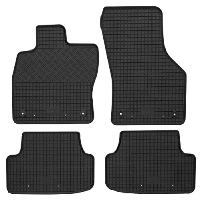 Abbildung von AZUGA Auto Fußmatten Gummi passend für Audi A3 Sportback ab 2013/Seat Leon 201, VW,Seat,Audi Golf VII,Golf VIII,Leon,A3 3 türer SC,3 türer/5 türer,ST (Sportstourer),5 Schrägheck,5 Sportback,5 Variant,5