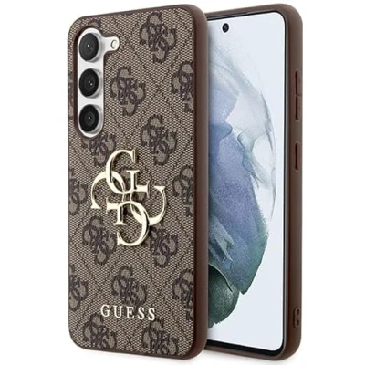 Abbildung von Samsung Galaxy S24 Plus Hülle Kunststoff Guess Backcover/Hard Case Handyhülle Braun